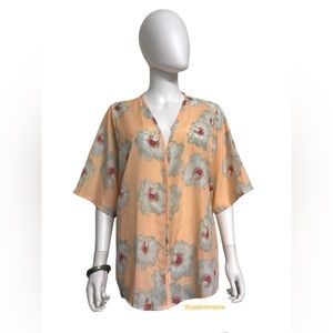 SAN LORENZO WOMENS HIBISCUS BIKINI COVER UP
